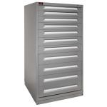 Lyon, LLC - Quick Ship 11 Drawer Modular Cabinet with 269 Compartments Standard Wide Eye-Level Height