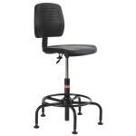 Lyon, LLC - Adjustable Workbench Stool With Back And Footring