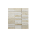 South Cypress Floors - Weston Marble Mosaics 1" x 4" - Crema Marfil