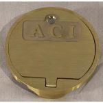 Arizona Courtlines Inc. - Brass Cover Plate (2-3/8” Max Post)