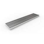 Eric'sons - 8" Wide Stainless Steel Trench Drain Bar Grate - 08G36SSC