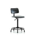 Kewaunee Scientific Corporation - Core Polyurethane Chair - High Bench Height with Round Tube Base and Stationary Glides