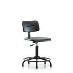 Kewaunee Scientific Corporation - Core Polyurethane Chair - Medium Bench Height with Round Tube Base and Stationary Glides