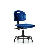 Kewaunee Scientific Corporation - Newport Industrial Polyurethane Chair with Round Tube Base - Desk Height with Stationary Glides