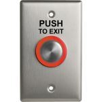 Camden Door Controls - CM-9600/9610 Illuminated Piezoelectric Push/Exit Switch