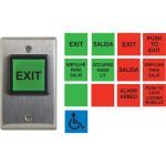 Camden Door Controls - CM-30 Series Square LED Illuminated Push/Exit Switch