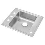 Elkay® - Lustertone Classic Stainless Steel 22" x 19-1/2" x 5-1/2" Single Bowl Drop-in Classroom ADA Sink - D