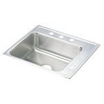 Elkay® - Lustertone Classic Stainless Steel 22" x 19-1/2" x 5-1/2" Single Bowl Drop-in Classroom ADA Sink - D