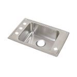 Elkay® - Lustertone Classic Stainless Steel 31" x 19-1/2" x 5-1/2" Single Bowl Drop-in Classroom ADA Sink - D