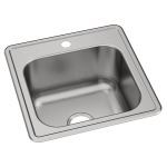 Elkay® - Celebrity Stainless Steel 20" x 20" x 10-1/8" Single Bowl Drop-in Laundry Sink - ESE202010
