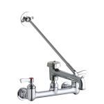 Elkay® - 8" Centerset W/M Fx 7" Bucket Hook Spt 2" LH 1/2" Offset Inlets Polished Chrome-LK940BP07L2H