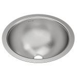 Elkay® - Asana® SS 14-3/8" x 14-3/8" x 6" Single Bowl Undermount Bathroom Sink with Overflow-ELUH12LV