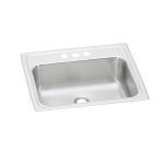 Elkay® - Celebrity® Stainless Steel 19" x 17" x 6-1/8" Single Bowl Drop-in Bathroom Sink-PSLVR1917LO