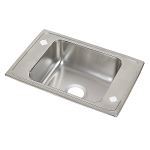 Elkay® - Celebrity® Stainless Steel 25" x 17" x 5-1/2" Single Bowl Drop-in Classroom ADA Sink-PSDKAD251755