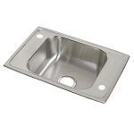 Elkay® - Celebrity® Stainless Steel 25" x 17" x 6-1/2" Single Bowl Drop-in Classroom ADA Sink-CDKAD251765