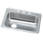 Elkay® - Celebrity® Stainless Steel 25" x 21-1/4" x 5-3/8" Single Bowl Drop-in Sink w/Left Drain-GECR2521L