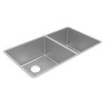 Elkay® - Crosstown® 18 Gauge SS 31-1/2"x18-1/2"x9" 60/40 Double Bowl Undermount Sink-ECTRU32179RT