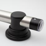 Smartbar™ - Lighted SmartBar™ Brushed Stainless Steel Bar with Charcoal Mounts and Lens Bar Caps