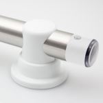 Smartbar™ - Lighted SmartBar™ Brushed Stainless Steel Bar with White Mounts and Lens Bar Caps
