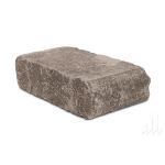 General Shale - Weathered Wall Cap Stones - 4x8x14 - Weathered Buff Single Roundnose