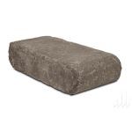 General Shale - Weathered Wall Cap Stones - 4x8x16 - Weathered Buff Single Roundnose