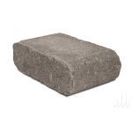 General Shale - Weathered Wall Cap Stones - 4x8x14 - Weathered Buff Double Roundnose