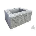 General Shale - Geo-Stone Retaining Wall Block - Square Foot Units - 8x18x12 - Standard Gray