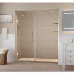 Aston Global - SDR960 Belmore GS Frameless Hinged Alcove Shower Door with Shelves and Starcast Coating