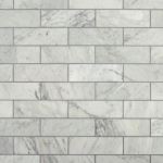 Floor & Decor - Carrara Marble Bianco Carrara 4 x 12 in. Honed Marble Tile