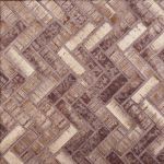 Floor & Decor - Brickwebb Vintage Oak Thin Brick Herringbone Panel
