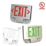 Westgate Mfg. - Exit & Emergency Lighting - Aluminum LED Exit Sign with Adjustable LED Heads