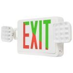 Westgate Mfg. - Exit & Emergency Lighting - XTU-CL - 2-in-1 Color-Selectable Universal Combo Exit Unit