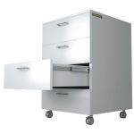 Everhutch - Nestcart Mobile Cart Standing 36" 4 Drawer Single Pull_MCB30