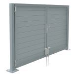 PalmSHIELD - Sampson Commercial Solid Aluminum Swing Gate