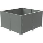 PalmSHIELD - Aluminum Solid Dumpster Enclosure
