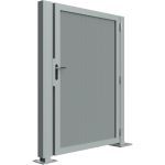 PalmSHIELD - Vertical Louvered Infill Swing Gate
