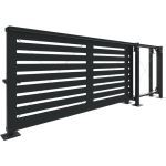 PalmSHIELD - Aluminum Semi-Private Slide Gate