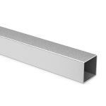 KegWorks - Bar Foot Rail Tubing - Brushed Stainless Steel - 1.5" - Square