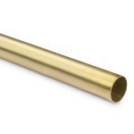 KegWorks - Bar Foot Rail Tubing - Satin Brushed Brass - 1.5" OD