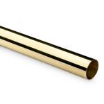 KegWorks - Hand / Bar Foot Rail Tubing - Polished Brass - 1.5" OD