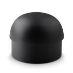 KegWorks - Domed End Cap - Matte Black - 2" OD