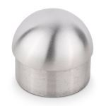 KegWorks - Domed End Cap - Brushed Stainless Steel - 2" OD
