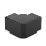 KegWorks - Flush Elbow Fitting 90 Degree - Matte Black - 1.5" Square