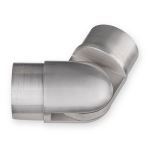 KegWorks - Adjustable Flush Elbow - Brushed Stainless Steel - 2" OD