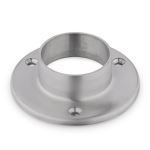 KegWorks - 4" Wall Flange - Brushed Stainless Steel - 2" OD