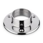 KegWorks - 4" Wall Flange - Polished Stainless Steel - 2" OD