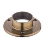 KegWorks - 4" Wall Flange - Antique Brass - 2" OD