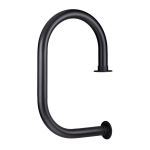 KegWorks - KegWorks Classic Service Bar Rail - Matte Black - 2" OD