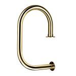 KegWorks - KegWorks Classic Service Bar Rail - Polished Brass - 2" OD