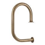 KegWorks - KegWorks Classic Service Bar Rail - Antique Brass - 2" OD